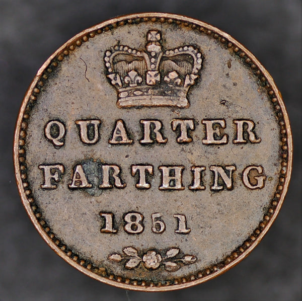 Victoria. Quarter farthing. 1851