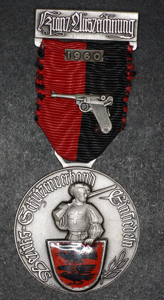 Switzerland. Shooting achievement medal. 1960
