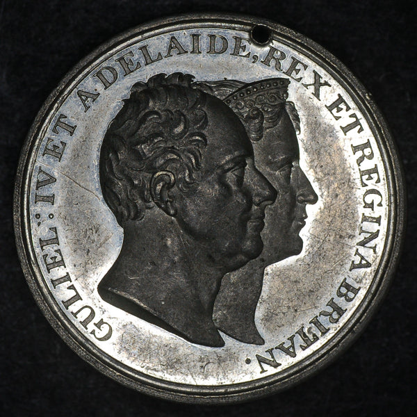 William IV & Adelaide. Coronation medallion. 1831