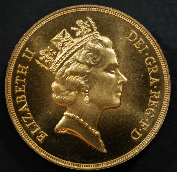 Elizabeth II. 5 Pounds. 1985