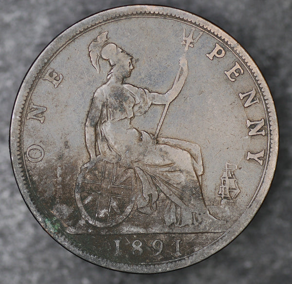 Victoria. Penny. 1891.