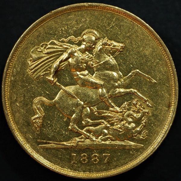 Victoria 5 Pounds 1887 Coins4all victoria-5-pounds-1887-coins4all