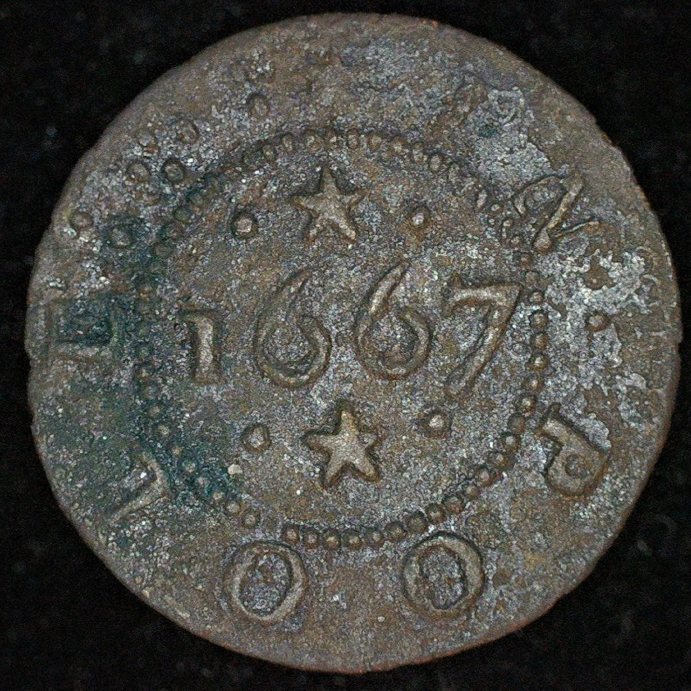 1667 Coin Dorset. Poole farthing. Constantine Beaumont. 1667 – Coins4all