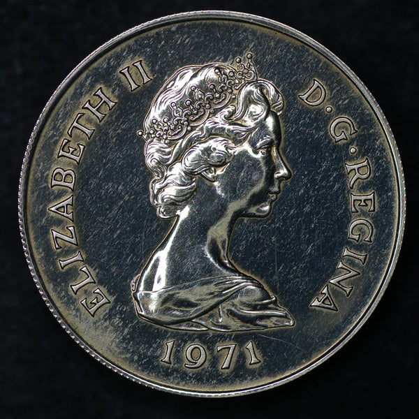 Gibraltar. Proof 25pence. 1971