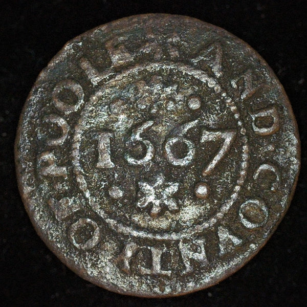 Dorset. Poole farthing. Town issue. 1667