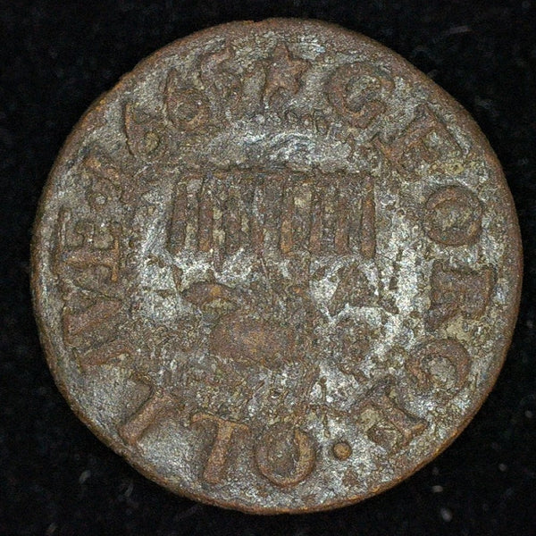 Dorset. Poole farthing. George Ollive. 1665