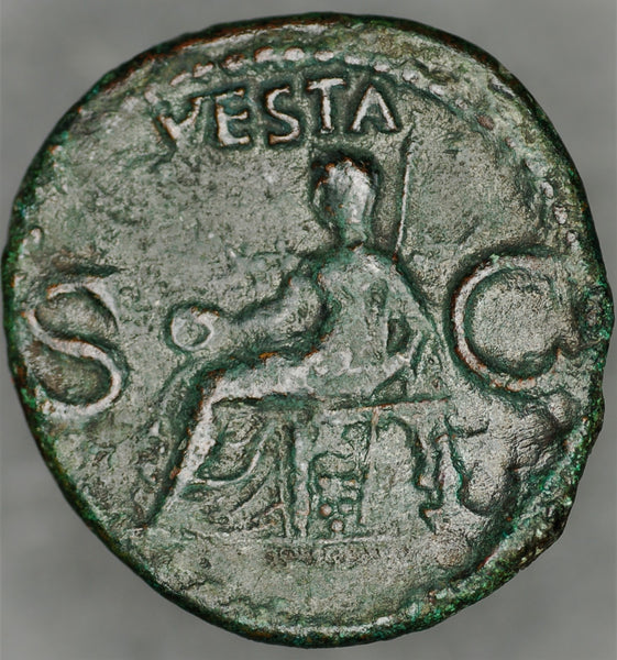 Caligula, AD 37 to 41. Copper As, S-1803