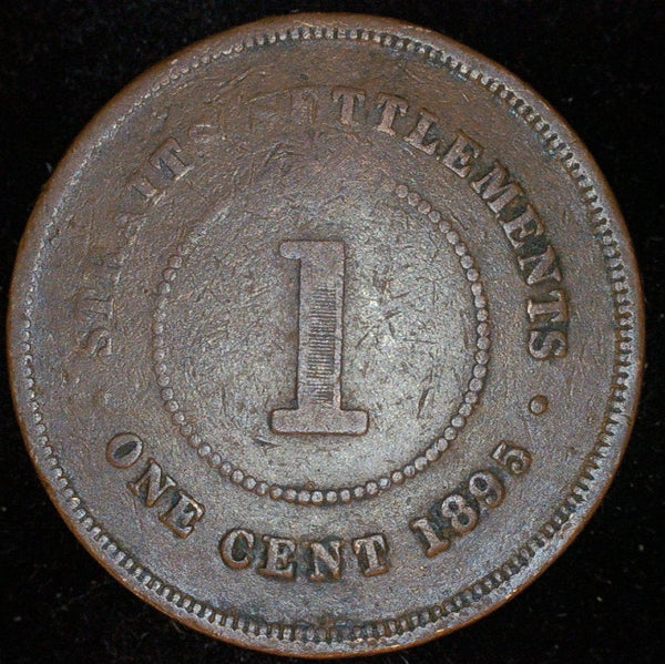 Straits settlements. One Cent. 1895