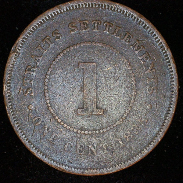 Straits settlements. One Cent. 1885