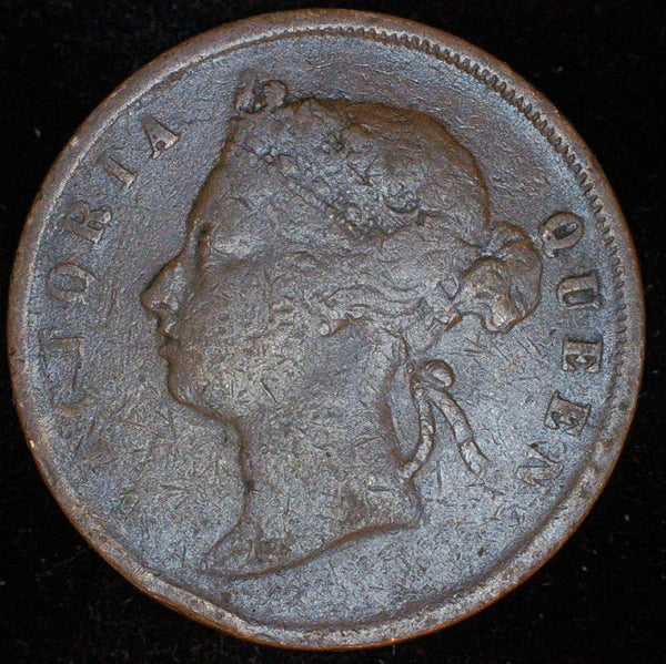 Straits settlements. One Cent. 1885