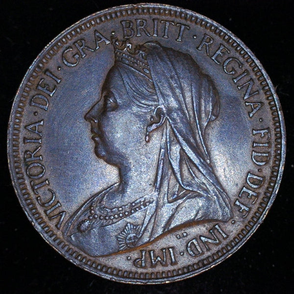 Victoria. Halfpenny. 1896