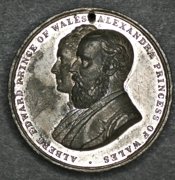 Tynemouth. Royal visit. 1884 medal.