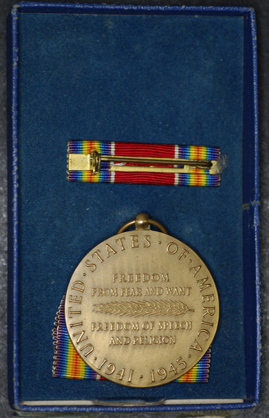 USA. WW2 Victory medal. Boxed.