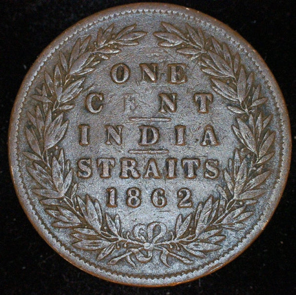 Straits Settlements. One Cent. 1862