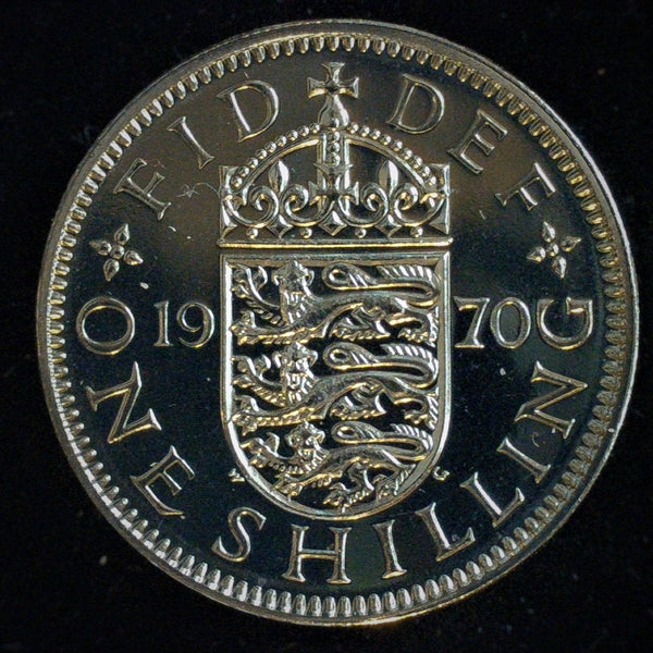 Elizabeth II. Proof shilling (English). 1970