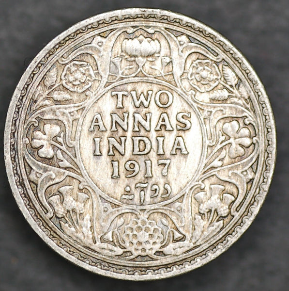 India. 2 annas. 1917