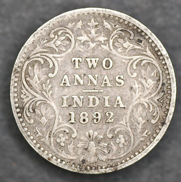 India. 2 annas. 1892