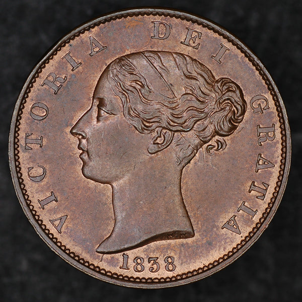 Victoria. Halfpenny. 1838