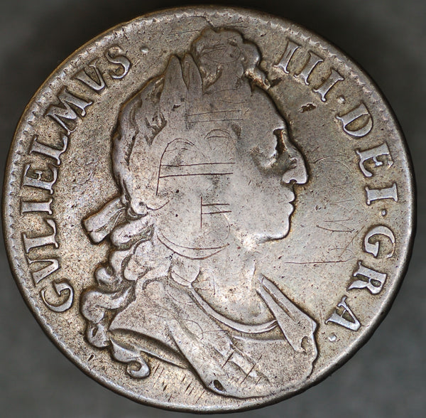 William III engraved 'Christening' crown. 1695