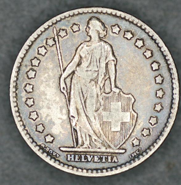 Switzerland. 1 Franc. 1908