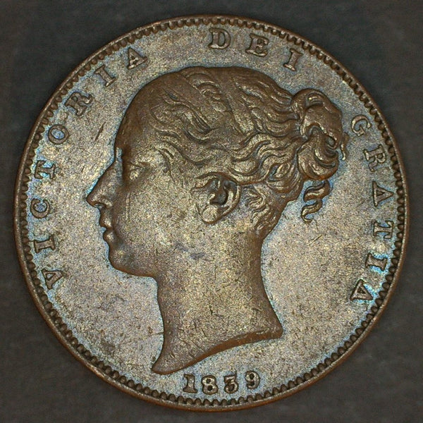 Victoria. Farthing. 1839