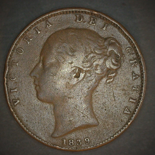 Victoria. Farthing. 1839