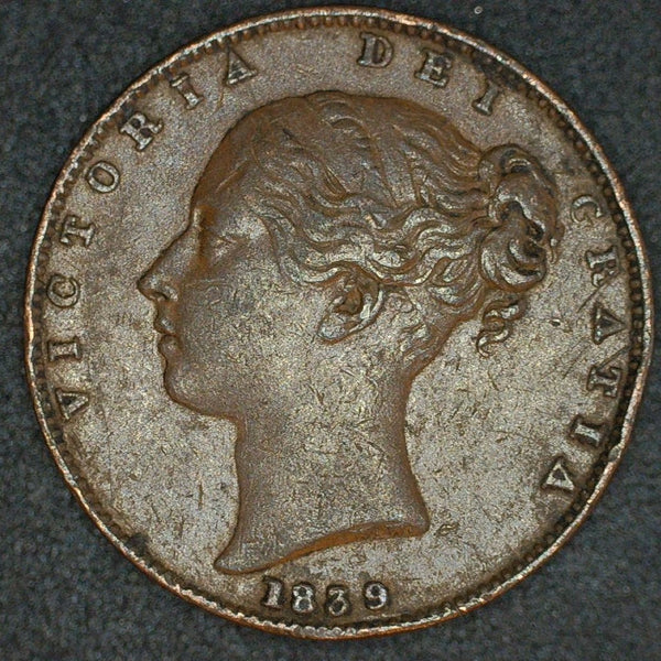 Victoria. Farthing. 1839