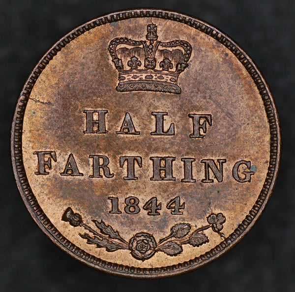 Victoria. Half farthing. 1844. A selection