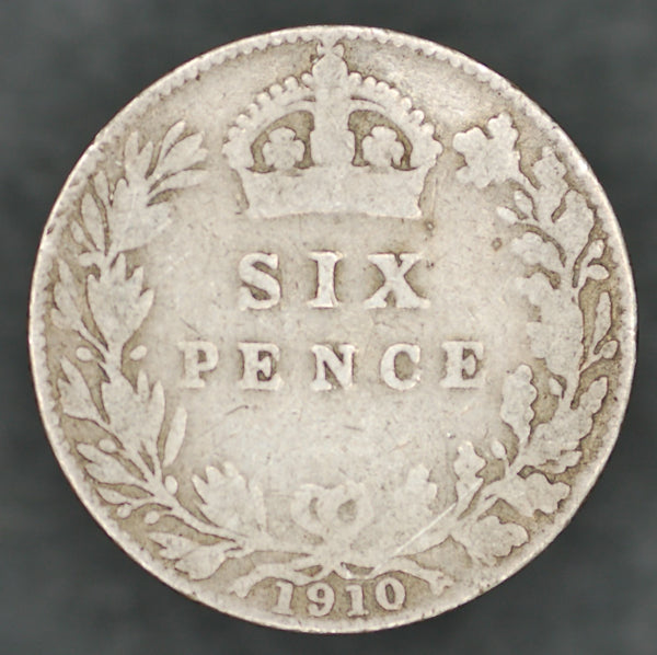 Edward VII. Sixpence. 1910