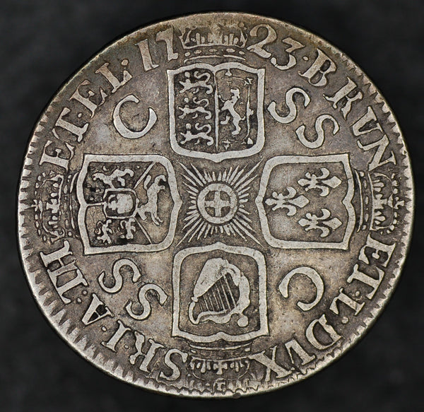 George 1. Shilling. 1723 SSC