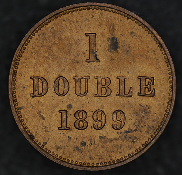 Guernsey. 1 Double. 1899H