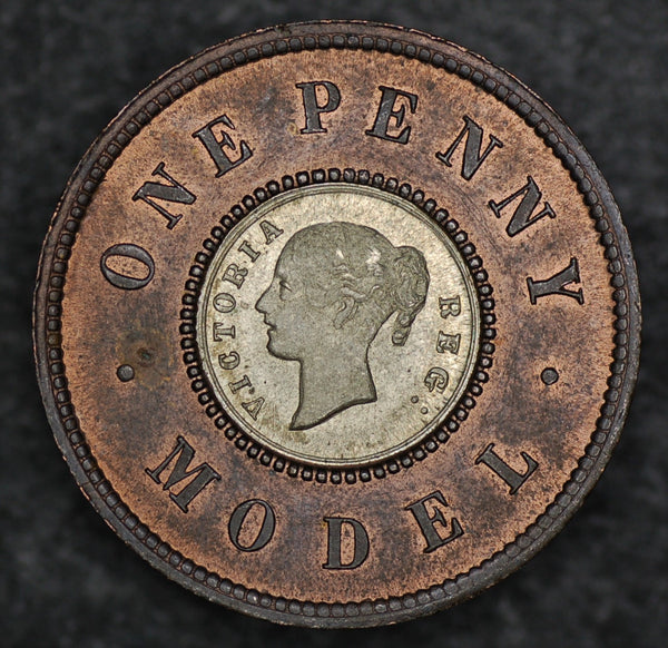 Victoria. Model one penny. 1840's