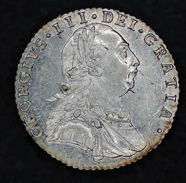 George III. Sixpence. 1787
