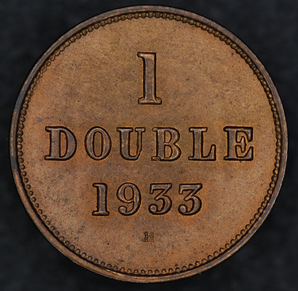 Guernsey. 1 Double. 1933H