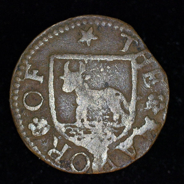 Oxfordshire. Oxford City token. Farthing. 1652