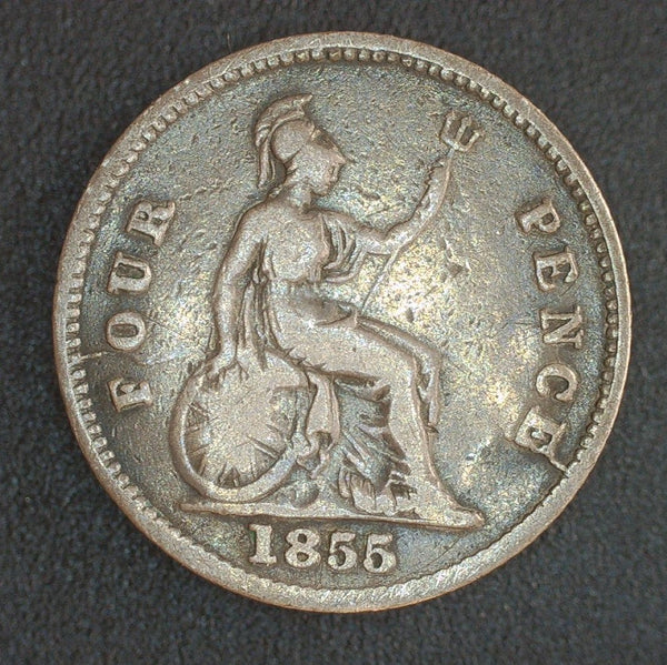 Victoria. Four pence. 1855