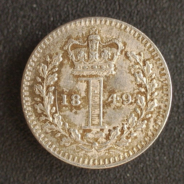 Victoria. Maundy penny. 1849