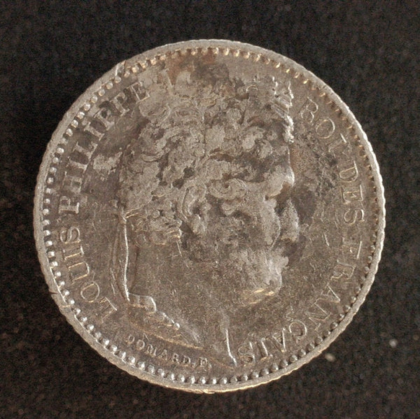France. 25 Centimes. 1845B