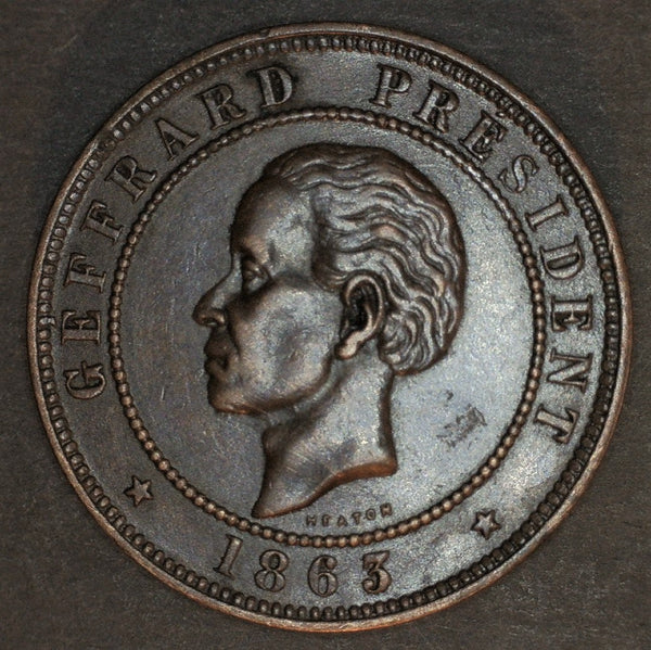 Haiti. 20 Centimes. 1863