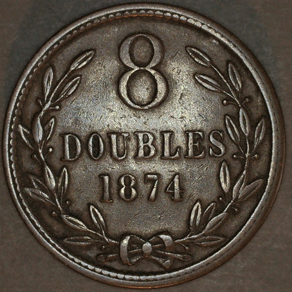 Guernsey. 8 Doubles. 1874
