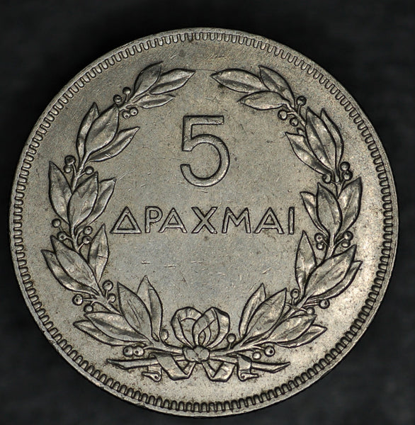 Greece. 5 Drachma. 1930.