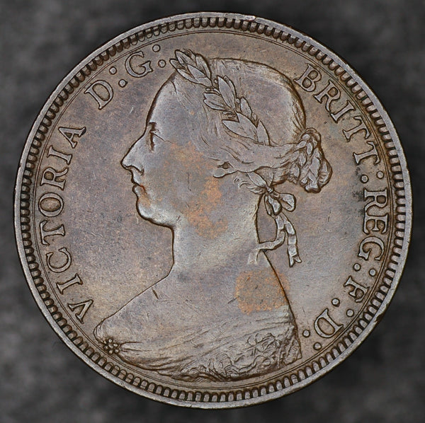 Victoria. Halfpenny. 1888