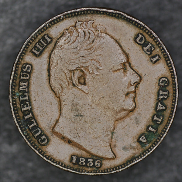 William IV. Farthing. 1836