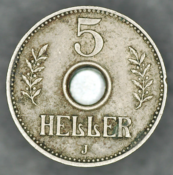 German East Africa. 5 Heller. 1914