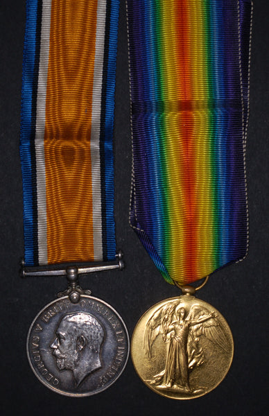 WW1. Pair. Packer. A.S.C.