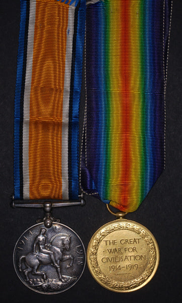 WW1. Pair. Packer. A.S.C.