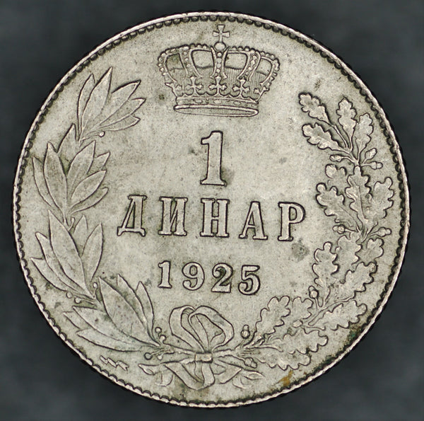 Yugoslavia. One Dinar. 1925