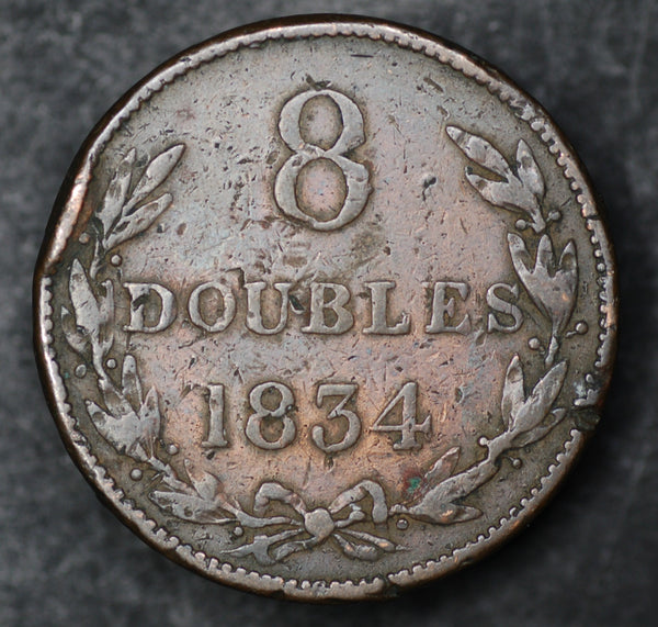 Guernsey. 8 Doubles. 1834