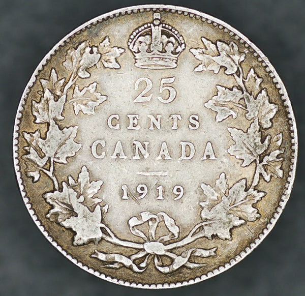 Canada. 25 cents. 1919