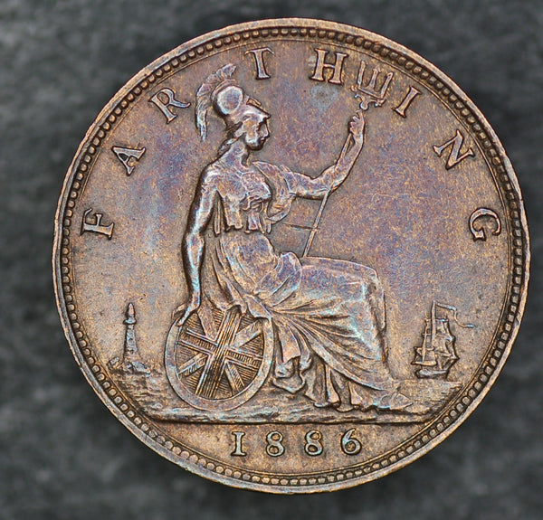 Victoria. Farthing. 1886